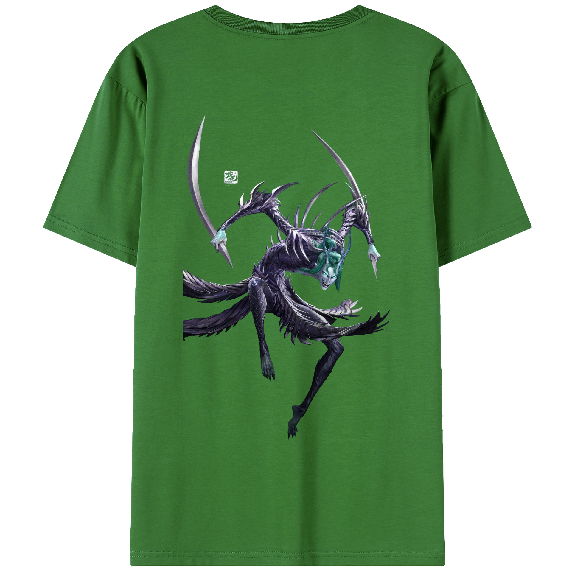 （画像用） Ne Zha 2 ナタ 魔童の大暴れ レディース半袖Tシャツ(バックプリント)